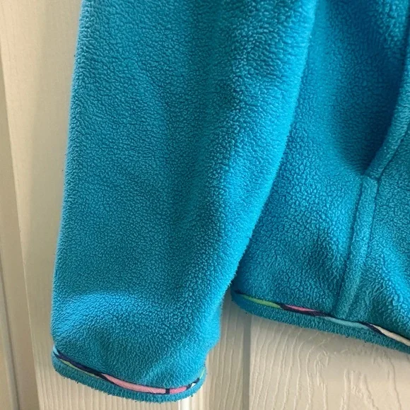 Lilly Pulitzer Blue Full-Zip Fleece Jacket - Picture 3 of 6